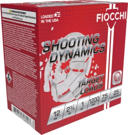 FIOCCHI Shooting Dynamics Amo 12ga 2.75 In 1 Oz #9 1200fps 25-rd (10 Boxes Per Case)