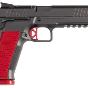 DAN WESSON DWX OPTIC READY 9MM PISTOL BLACK DLC/RED, 19RD