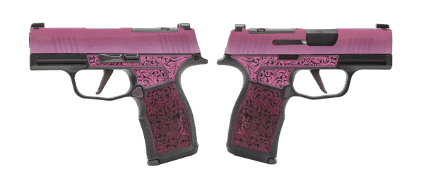 SIG SAUER P365X LADY BUG 9MM PSTL 3.1" BBL 2-12RD MAGS, OPTC PLTE COVER