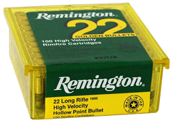 REMINGTON 22LR 36GR LEAD-HP - HIGH-VEL 100RD 50BX/CS