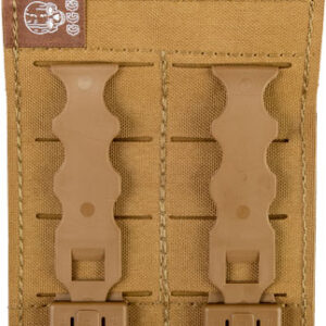 GREY GHOST DOUBLE PISTOL MAGNA - MAG POUCH LAMINATE COYOTE BRN