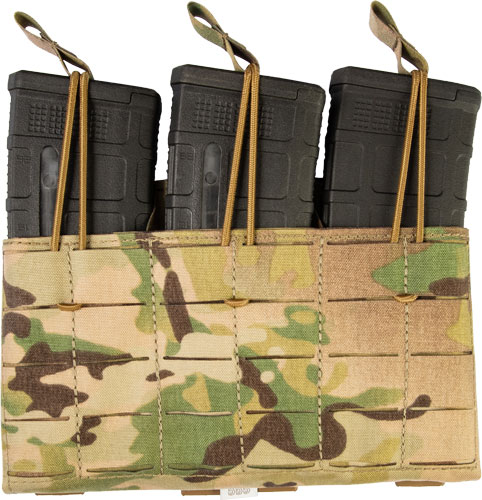 GREY GHOST TRIPLE MAG PANEL - 5.56 MAG POUCH LAM MULTICAM