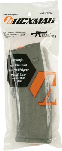 HEXMAG MAGAZINE AR-15 5.56X45 - 10RD OD GREEN POLYMER SERIES 2 - Image 3