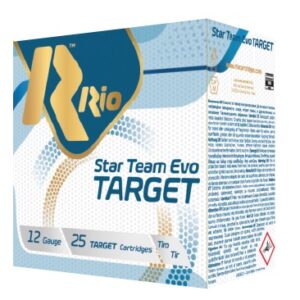 Rio Star Team Target 24 Light 12ga 2.75 inch Shotgun Shells Low Recoil - #7.5 | 7/8 oz. | 1200 fps | 25rd Box