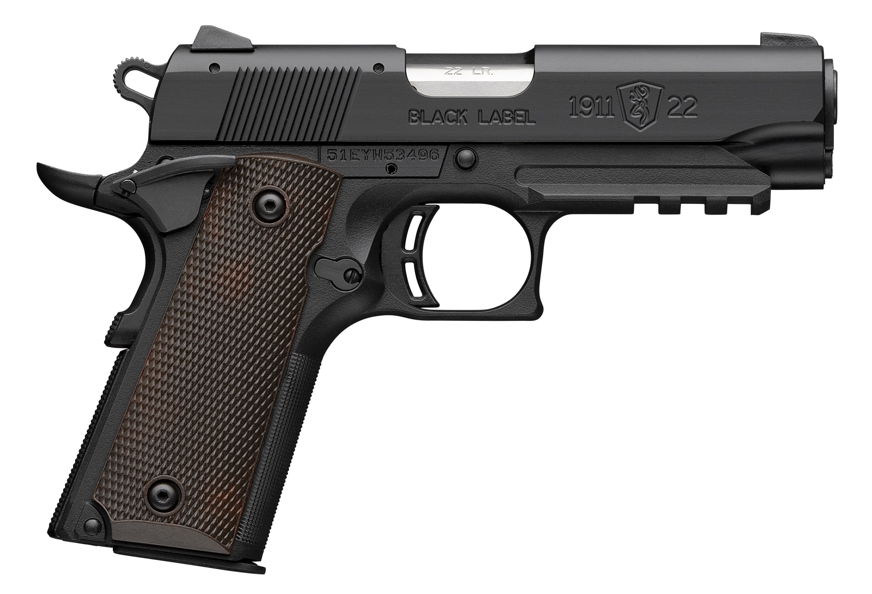 BROWNING 1911-22 BLK LBL 22LR 3.7" #