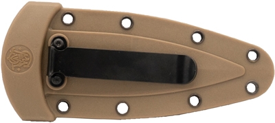 S&W KNIFE FDE BOOT KNIFE 2.75" - BLADE W/FDE SHEATH & CLIP - Image 3