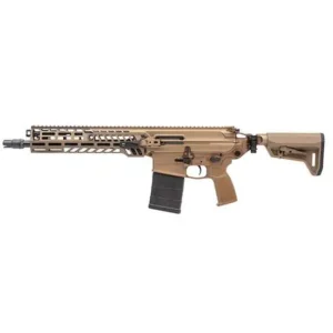 SIG SAUER MCX SPEAR 7.62×51 SBR with 13 inch barrel in coyote finish.