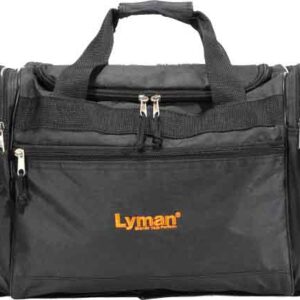 LYMAN HANDGUN RANGE BAG - BLACK NYLON W/CARRY STRAP