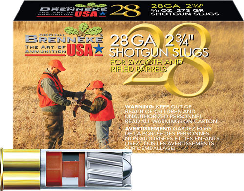 BRENNEKE USA 28GA 2.75" 5/8OZ - SLUG 5RD 50BX/CS - Image 2