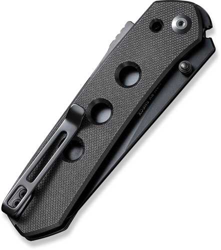 CIVIVI KNIFE VISION FG 3.54" - BLACK G-10/BLACK NITRO V BLADE - Image 2