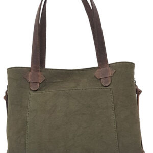 VERSACARRY CONCEAL CARRY PURSE - CANVAS OLIVE GREEN TOTE STYLE
