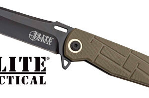 MC ELITE TACTICAL READINESS - 3.5" DROP POINT FLDR FDE/BLK