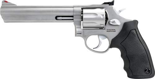 TAURUS 66 357MAG 6" AS 7-SHOT - MATTE STAINLESS STEEL RUBBER - Image 3