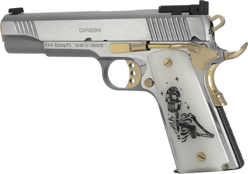 GIRSAN MC1911S LIBERADORE III - 9MM SKELETON CHROME/GOLD 9RD - Image 4
