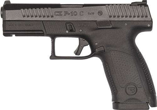 CZ P-10 C 9MM FS 15-SHOT - REVERSIBLE MAG CATCH BLACK - Image 2