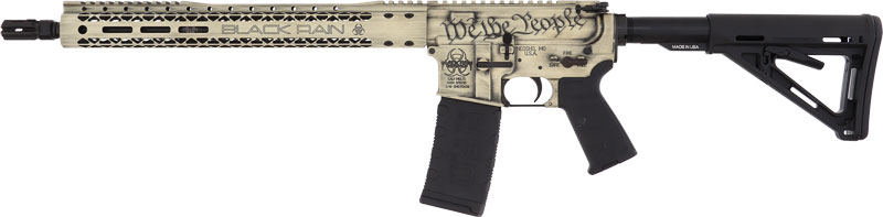 BLACK RAIN WE THE PEOPLE 5.56 - 16" LIGHT SAND BWORN 30RD - Image 2