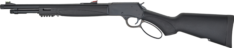 HENRY X MODEL LEVER 44MAG/SPL - 17.4" TB BLUED BLACK SYN. - Image 2