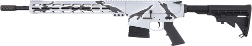 GLFA AR10 RIFLE 308 WIN 18" - NIT BBL 10RD PURSUIT SNOW CAMO - Image 2