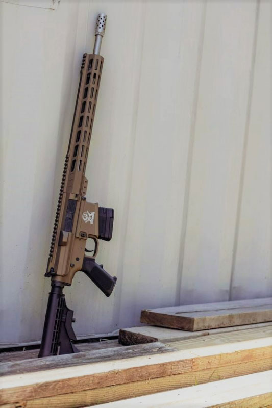 GLFA AR10 RIFLE 308 WIN - 18" S/S BBL 10-SHOT BRONZE - Image 3