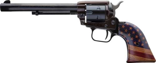 HERITAGE 22LR 6.5" FS BLUED - USA FLAG GRIP - Image 2