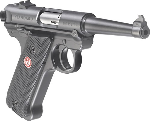 RUGER MARK IV STANDARD 22LR - 4.75" FIXED SIGHT SYNTHETIC - Image 3