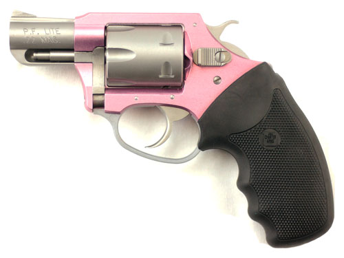 CHARTER ARMS PINK LADY 22WMR - 2" PINK/SS RUBBER - Image 2