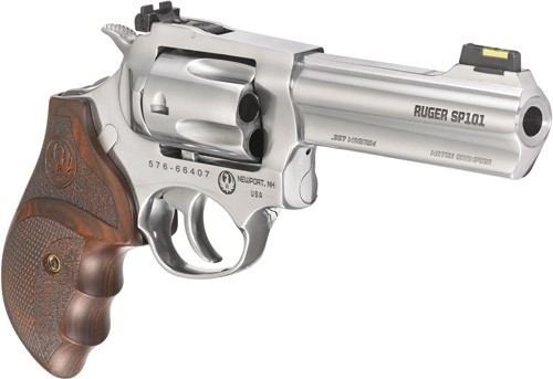 RUGER SP101 MATCH CHAMPION - 357 MAG ADJ. SS WOOD - Image 3