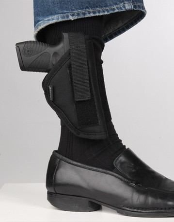 BULLDOG ANKLE HOLSTER RH BLACK - MOST REVOLVERS 2"-2 1/2" BBL - Image 2