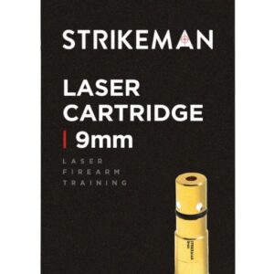 Strikeman 9mm laser training cartridge for dry fire practice