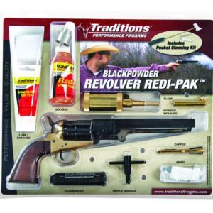 TRADITIONS 1851 NAVY .44 BL/WD PKG BRASS