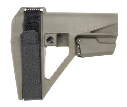 SB TACTICAL BRACE SBA5 - OD GREEN ADJUSTABLE