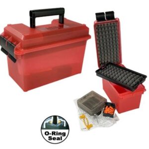 MTM PISTOL RANGE KIT O-RING - SEALED CLEAR RED