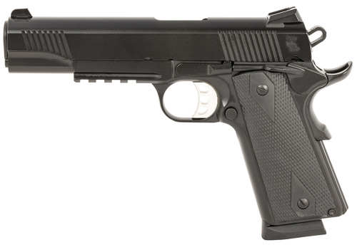 TISAS 1911 DUTY B45 45ACP - 5" BBL 2-8RD W/ RAIL BLACK - Image 2