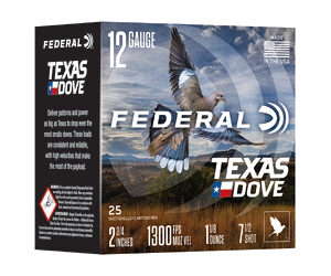 FED TX DOVE 12GA 2.75" 1 1/8OZ #7.5